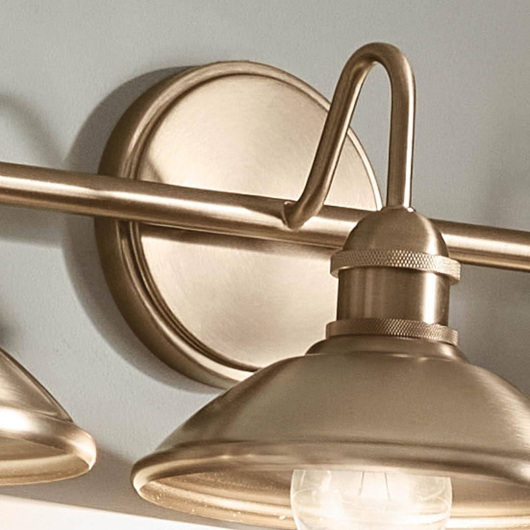 Kichler Lighting Clyde 3 - Light Vanity in  Champagne Bronze