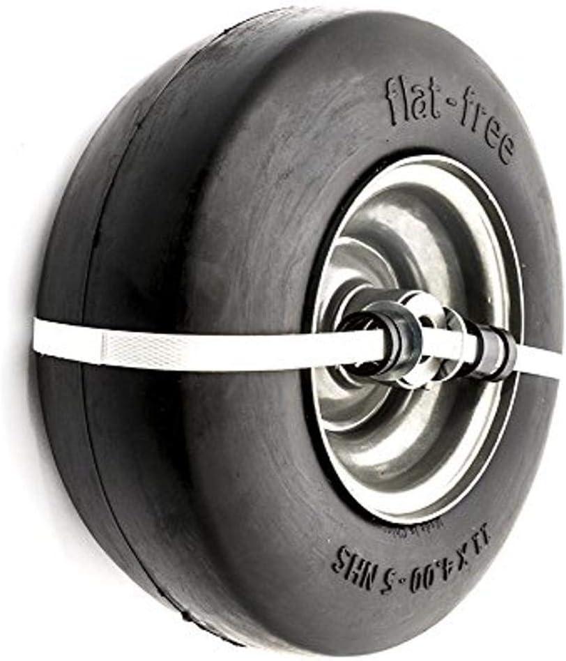 Arnold 11" x 4" Universal Replacement Flat-Free Tire for Zero-Turn Mowers, Black