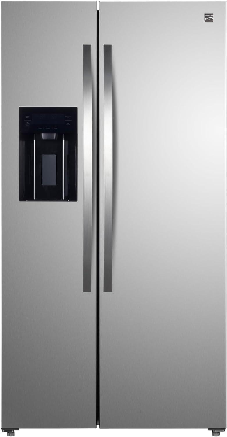Kenmore 20 Cu. ft. 36-inch Depth Side-by-Side ENERGY STAR® Refrigerator/Freezer, Stainless Steel
