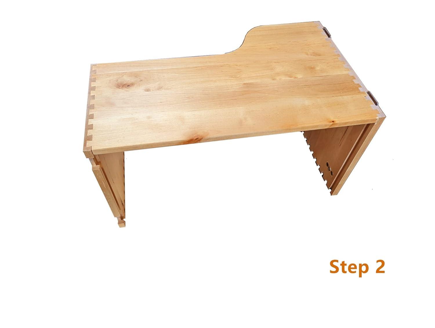 D.I.Y Kitchen Pull Out Trash Can System Wooden Frame Rollout Cabinet Organizer 11''Width (Trash Can Not Included)