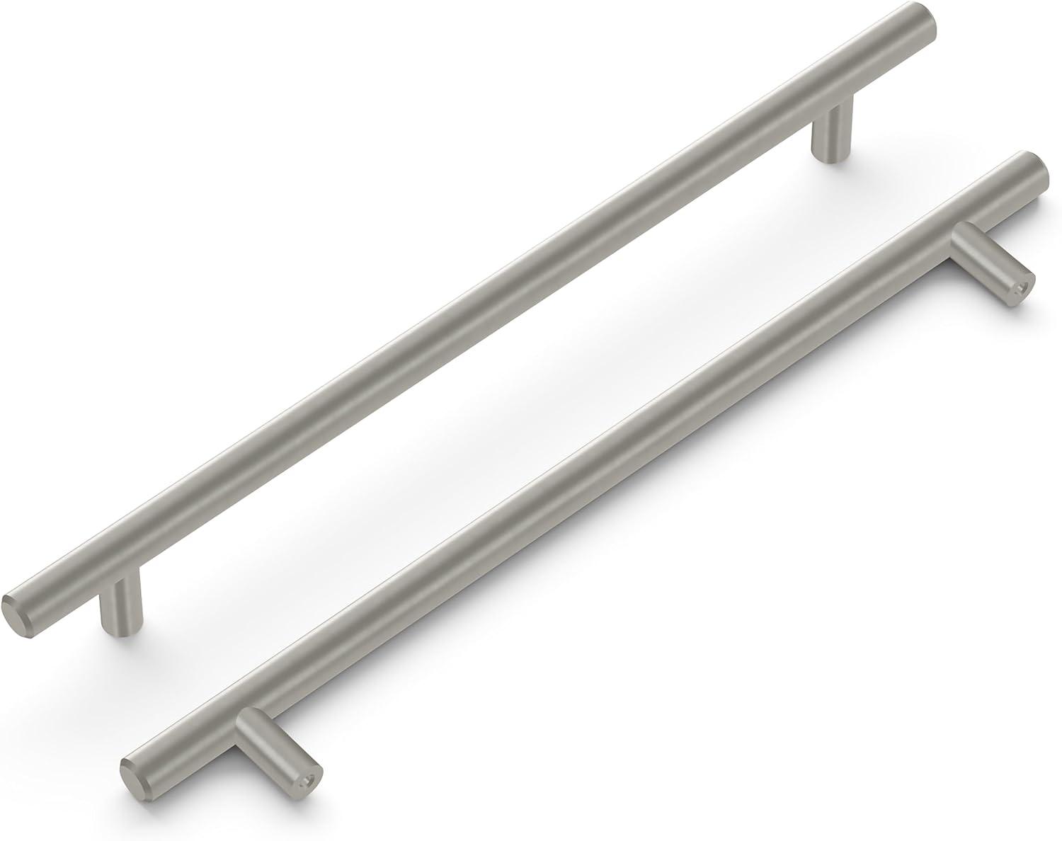 Modern Brass Steel Bar Pull with Mounting Hardware