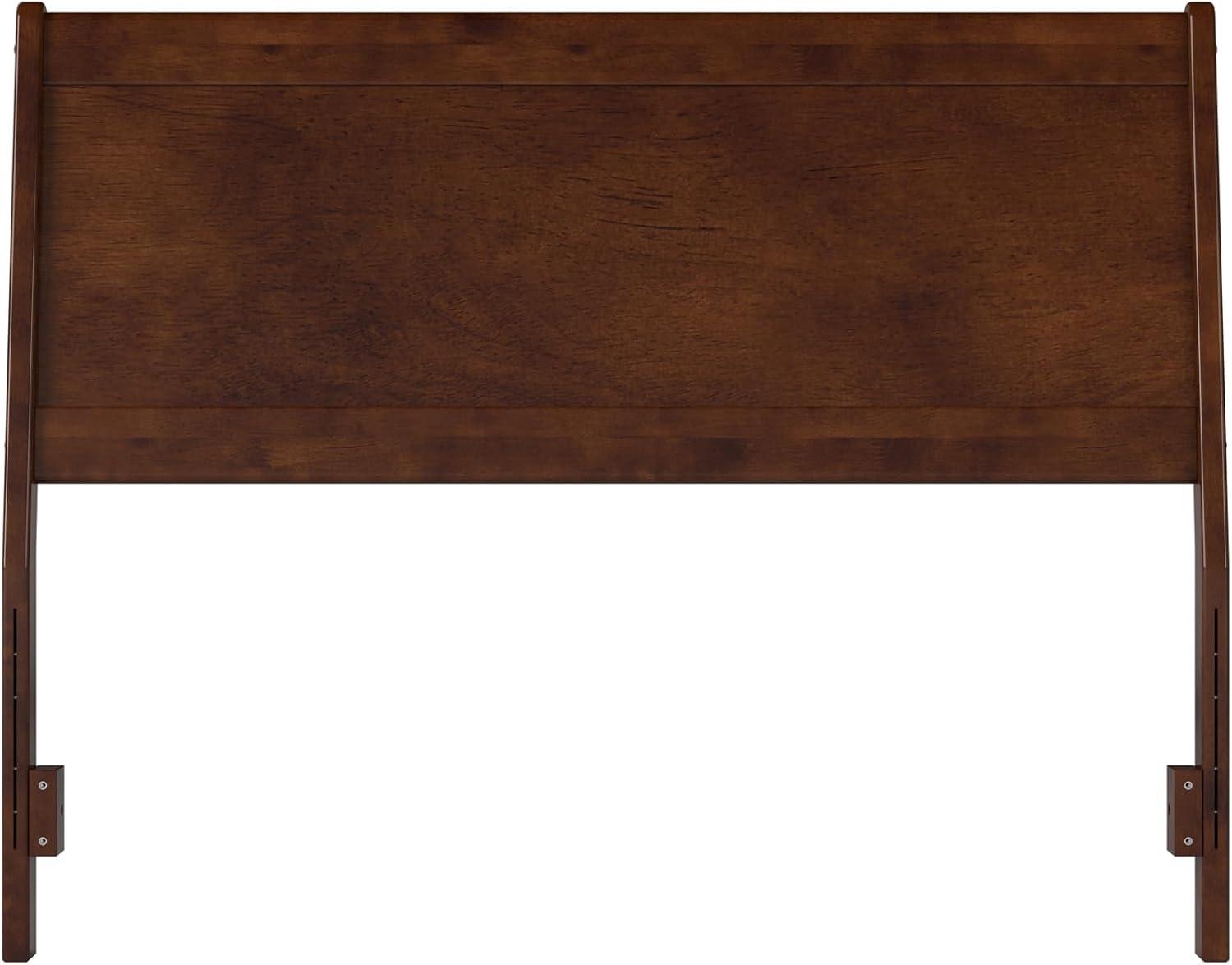 AFI, Casanova Full Solid Wood Panel Headboard, Walnut