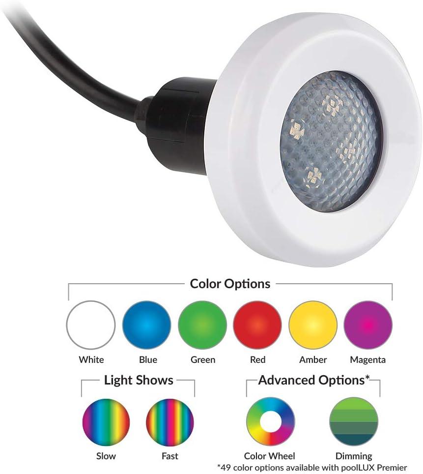 S.R. Smith TREO, LED Pool Light, Long Life - 50' Cord  RGB FLED-C-TR-50 Replacement