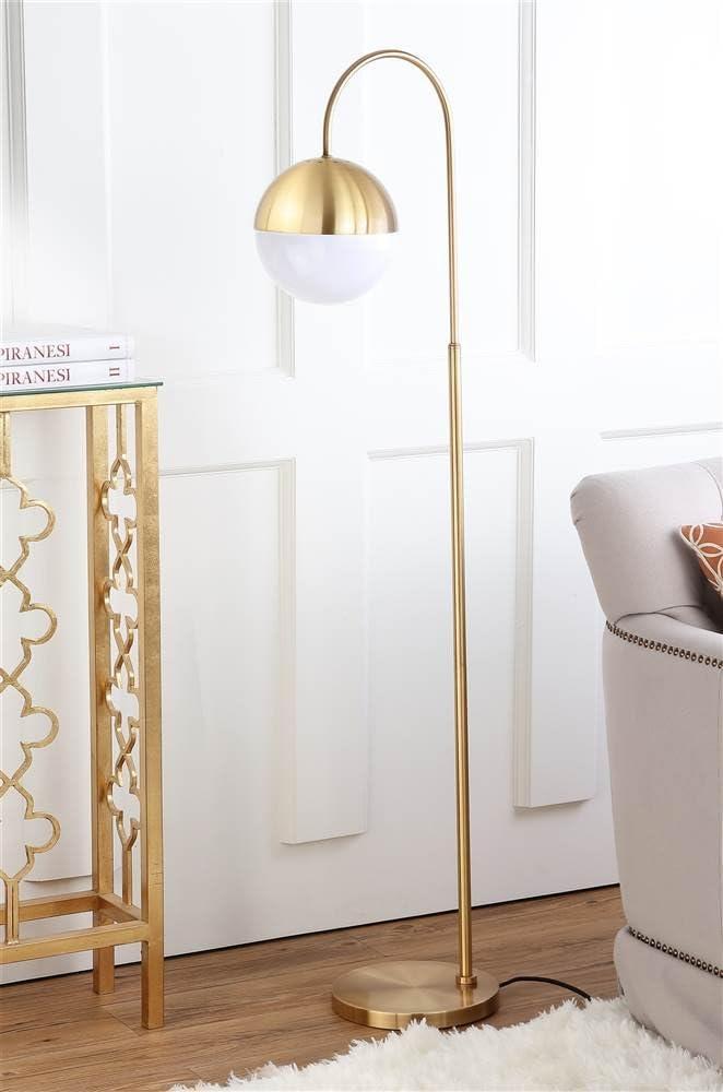 Jonas Floor Lamp - FLL4018 - Brass - Safavieh