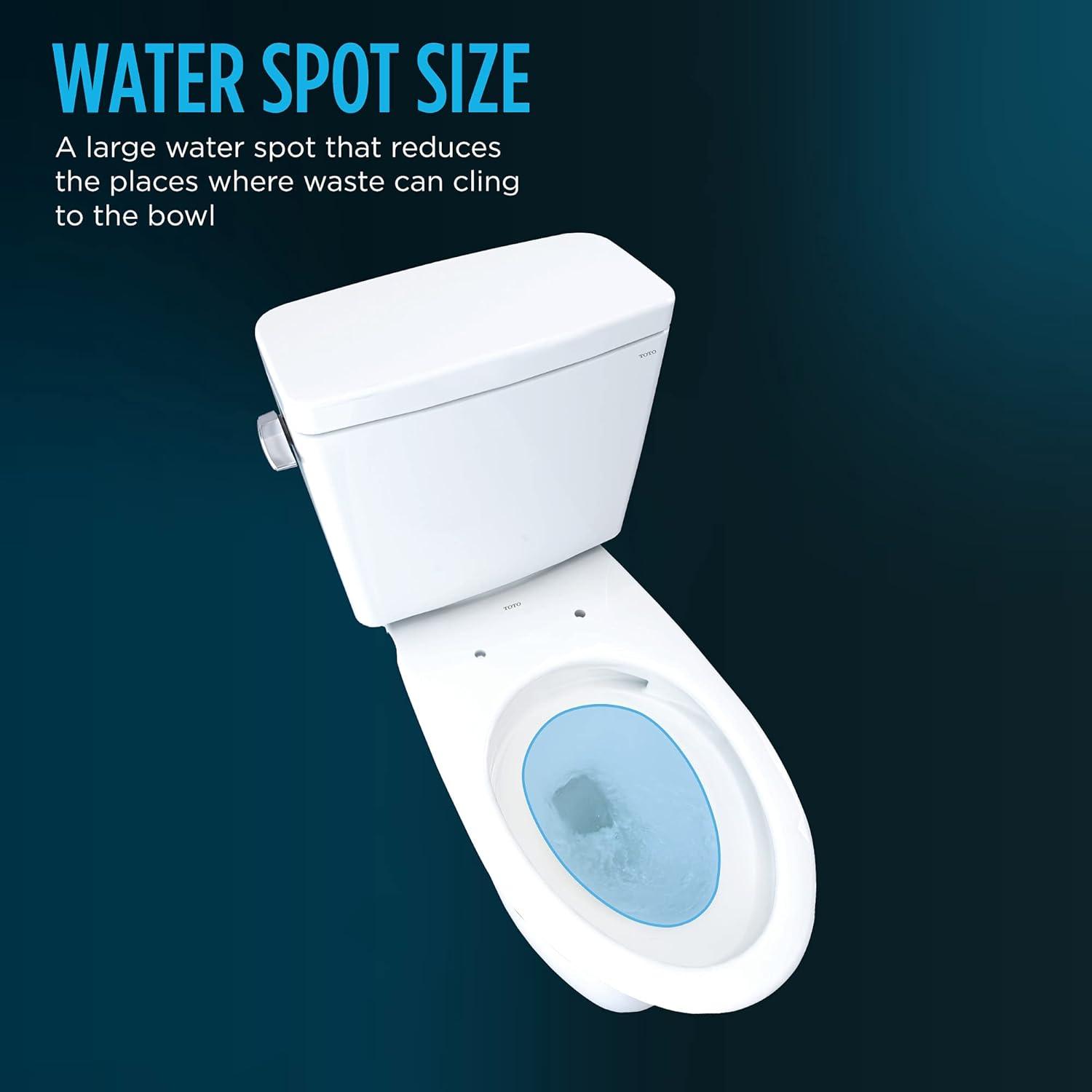Drake® 1.6 GPF Round Two-Piece Toilet with Tornado Flush (Seat Not Included)