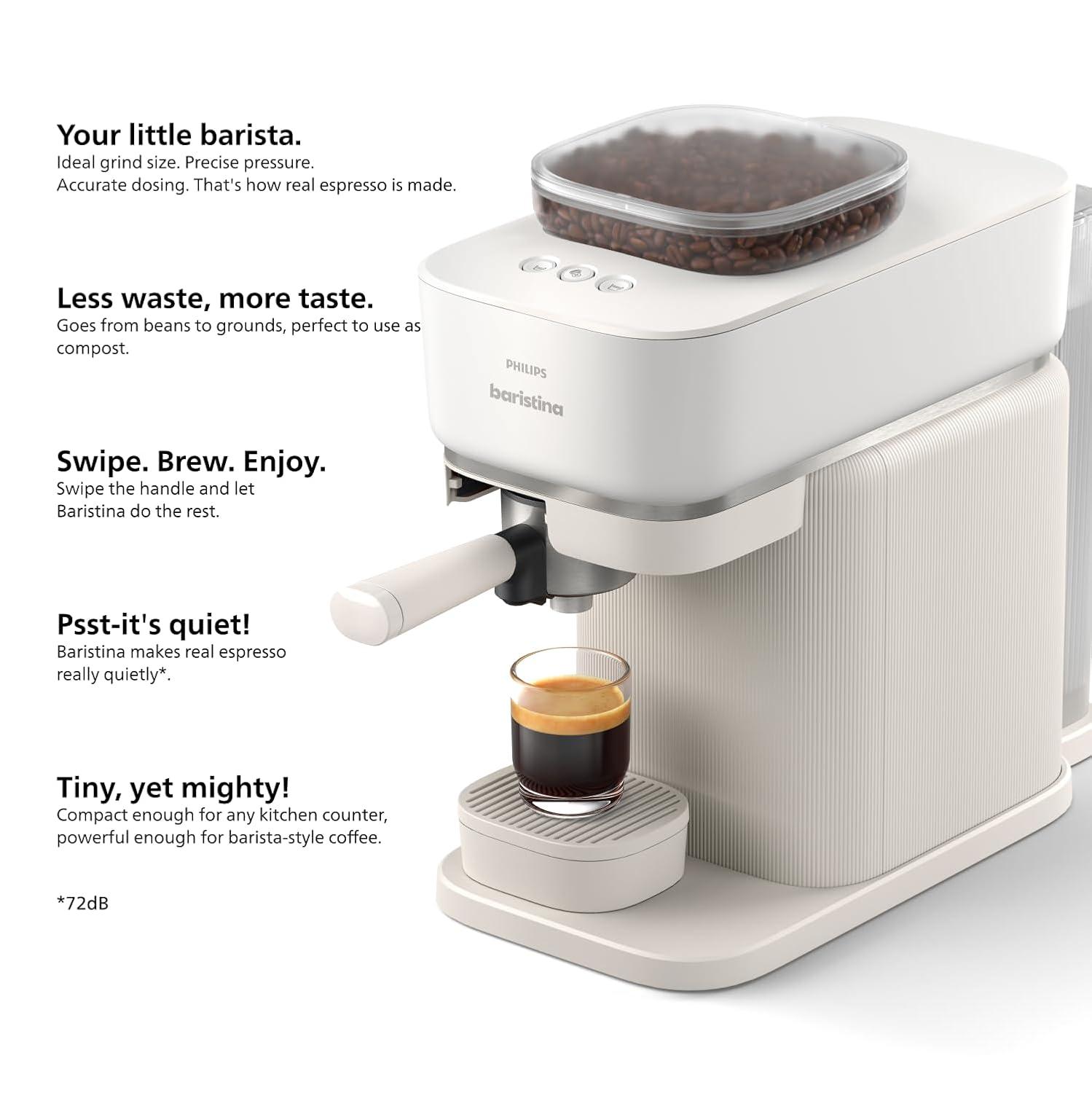 Philips Baristina Milky White Espresso Machine