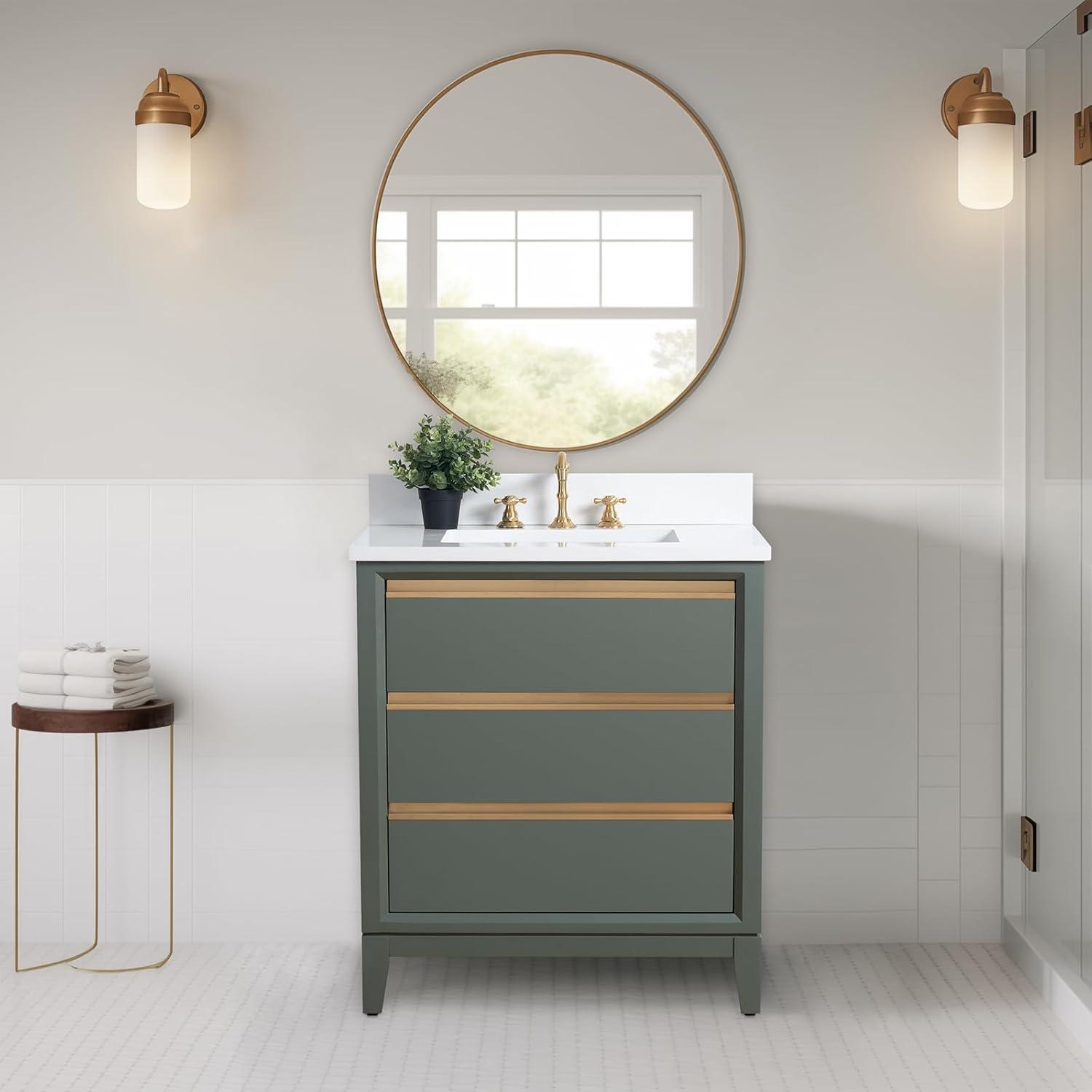 Vanity Art 72 Double Bathroom Vanity with Top