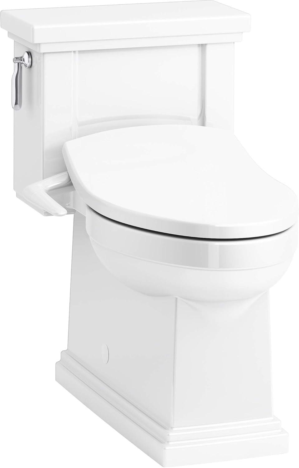 PureWash M250 Elongated Bidet Toliet Seat, Manual Non-Electric Bidets for Existing Toilets