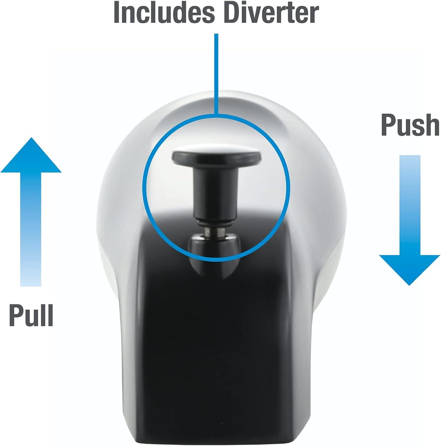 Danco Universal Bathroom Tub Spout with Diverter in Matte Black, 0.7 lbs. Weight (11079)