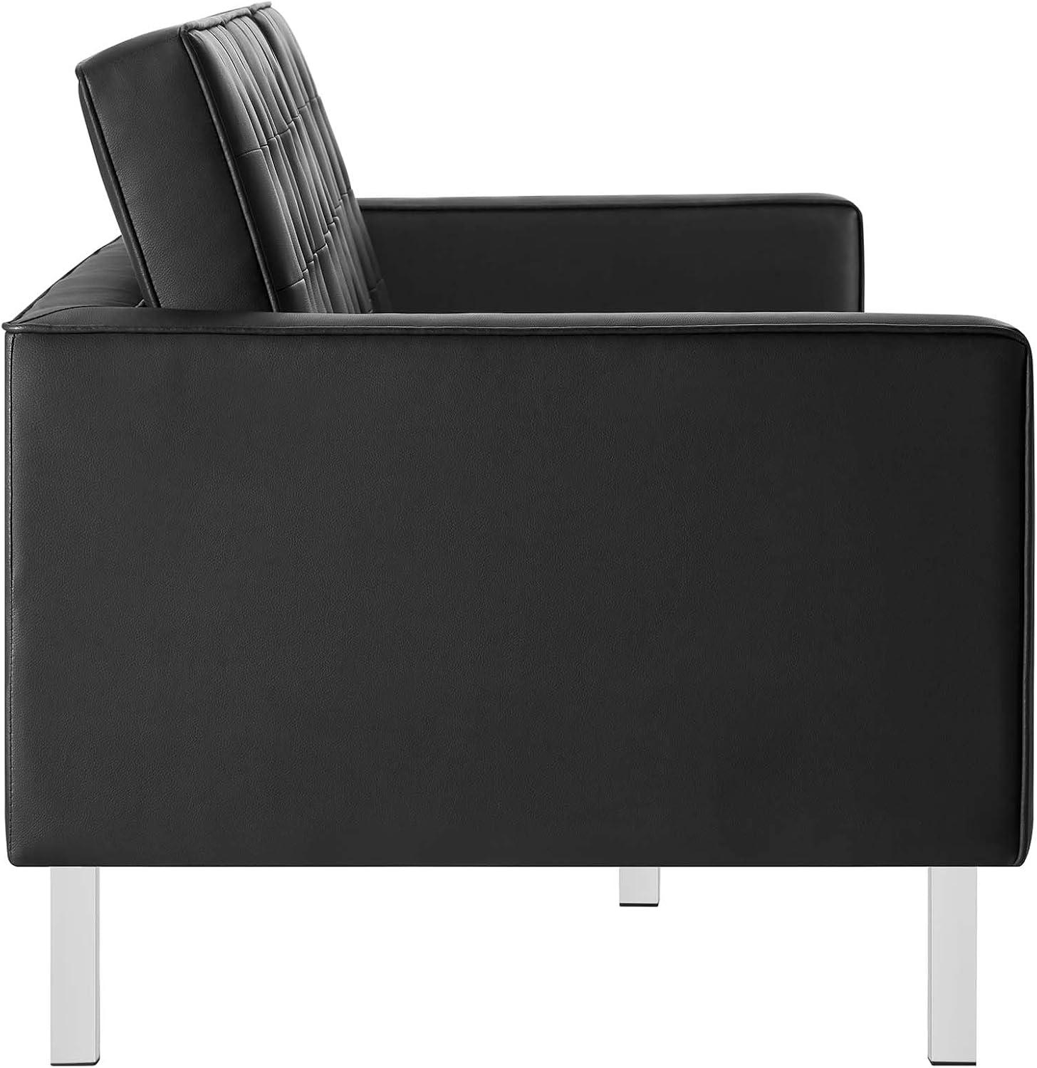 Modway Loft Tufted Vegan Leather Sofa by Modway