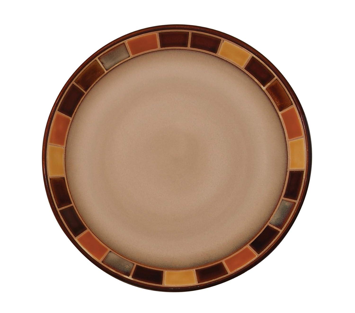 Gibson Elite Casa Estebana 16 Piece Dinnerware Plates, Bowls, & Mugs Set, Cream