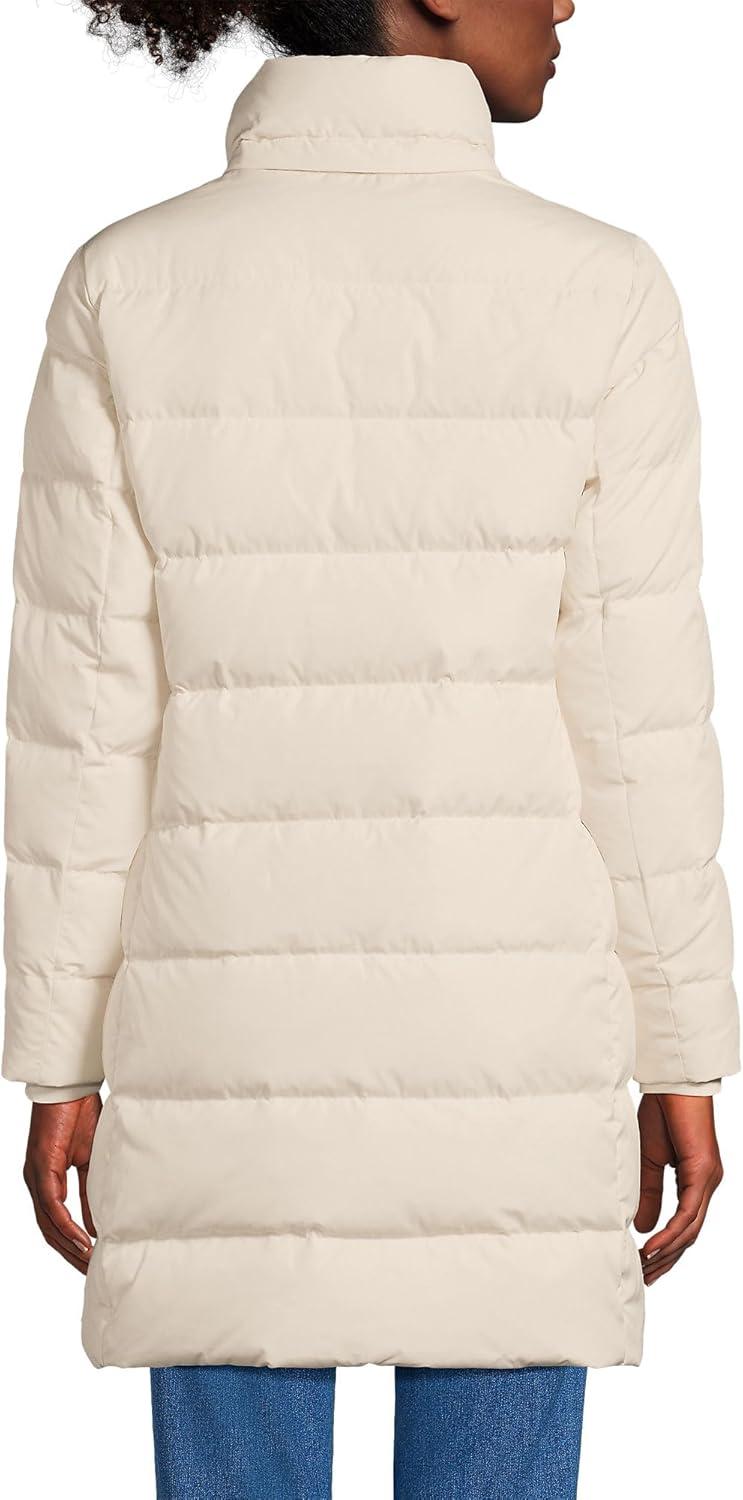 Lands' End Women's Max 600 Down Puffer Coat - X Large - Ivory Pearl
