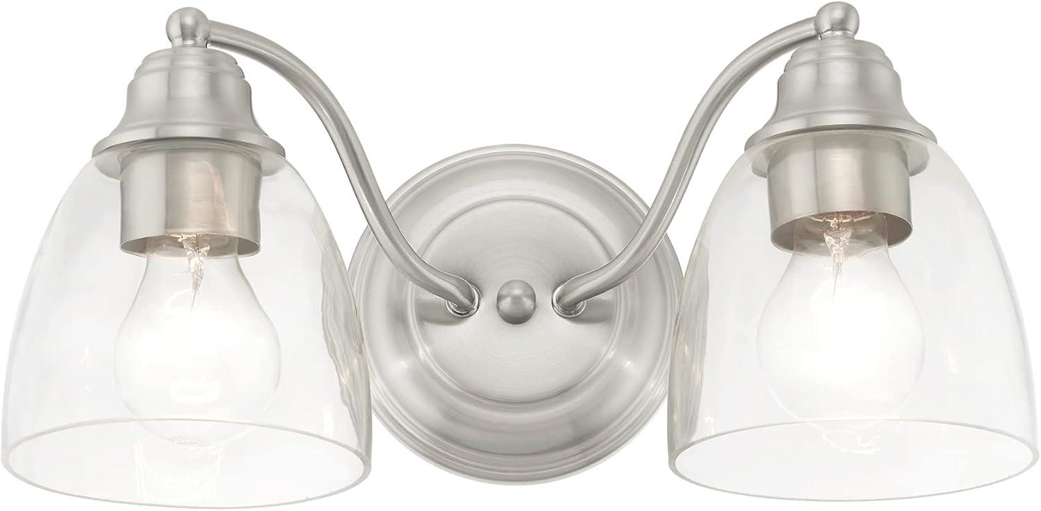Livex Lighting Montgomery 2 - Light Vanity in  Brushed Nickel