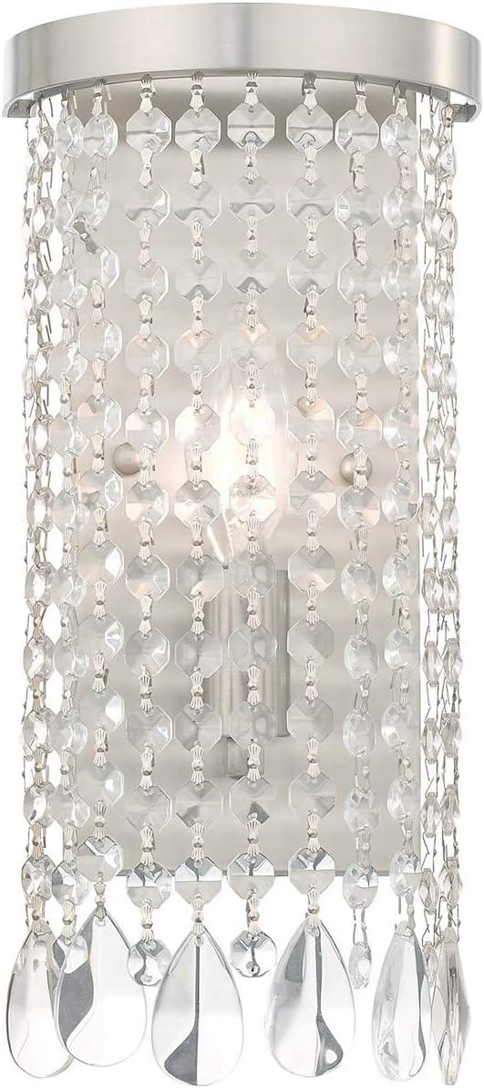 Livex Lighting Elizabeth 1 - Light Wall Light in  Brushed Nickel