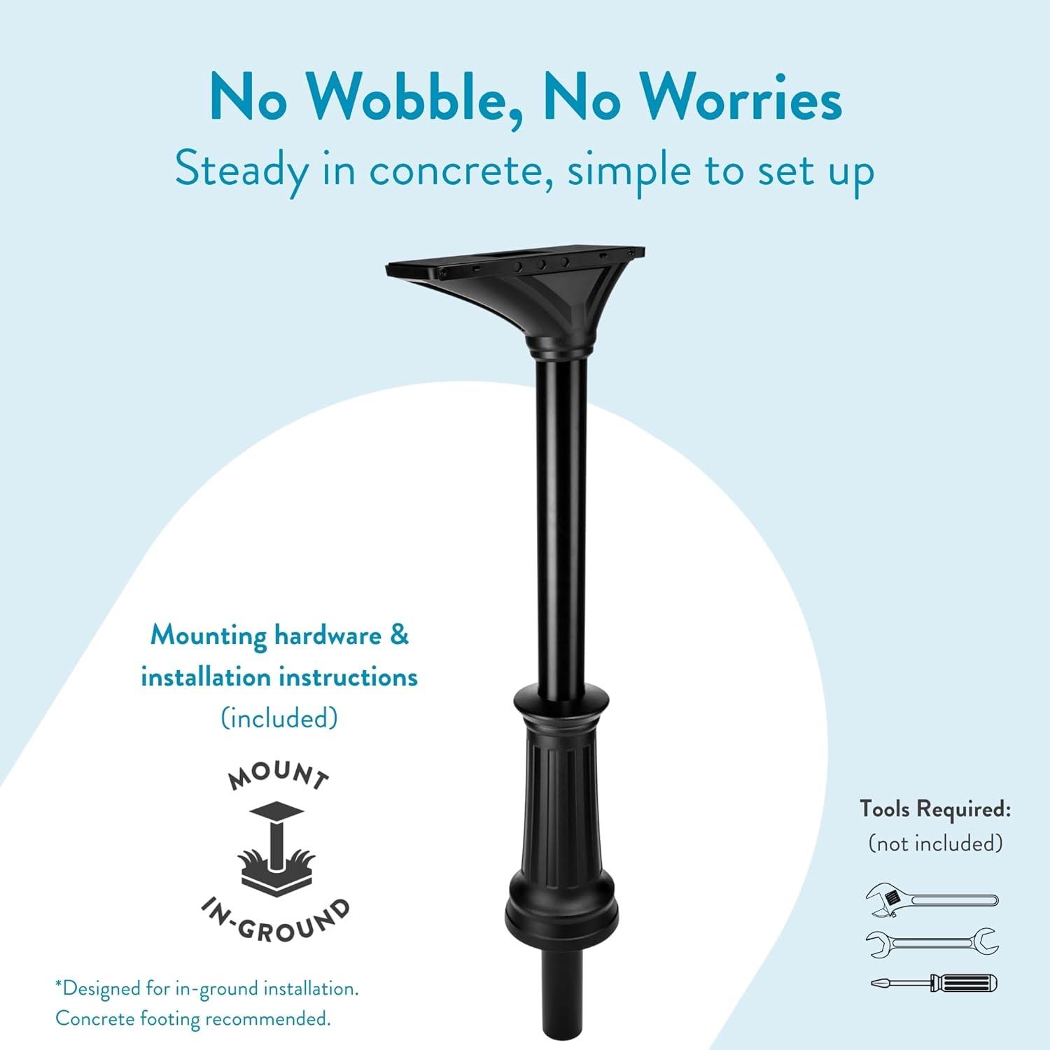 Architectural Mailboxes Elevado 52.91'' H Round Decorative Post