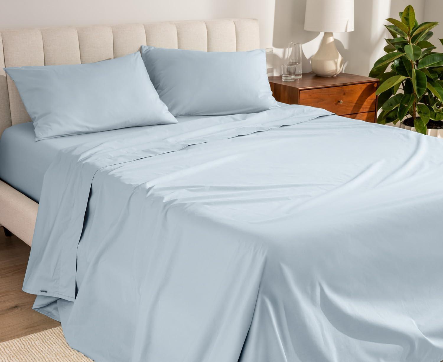 Bare Home 100% Cotton Percale Sheet Set
