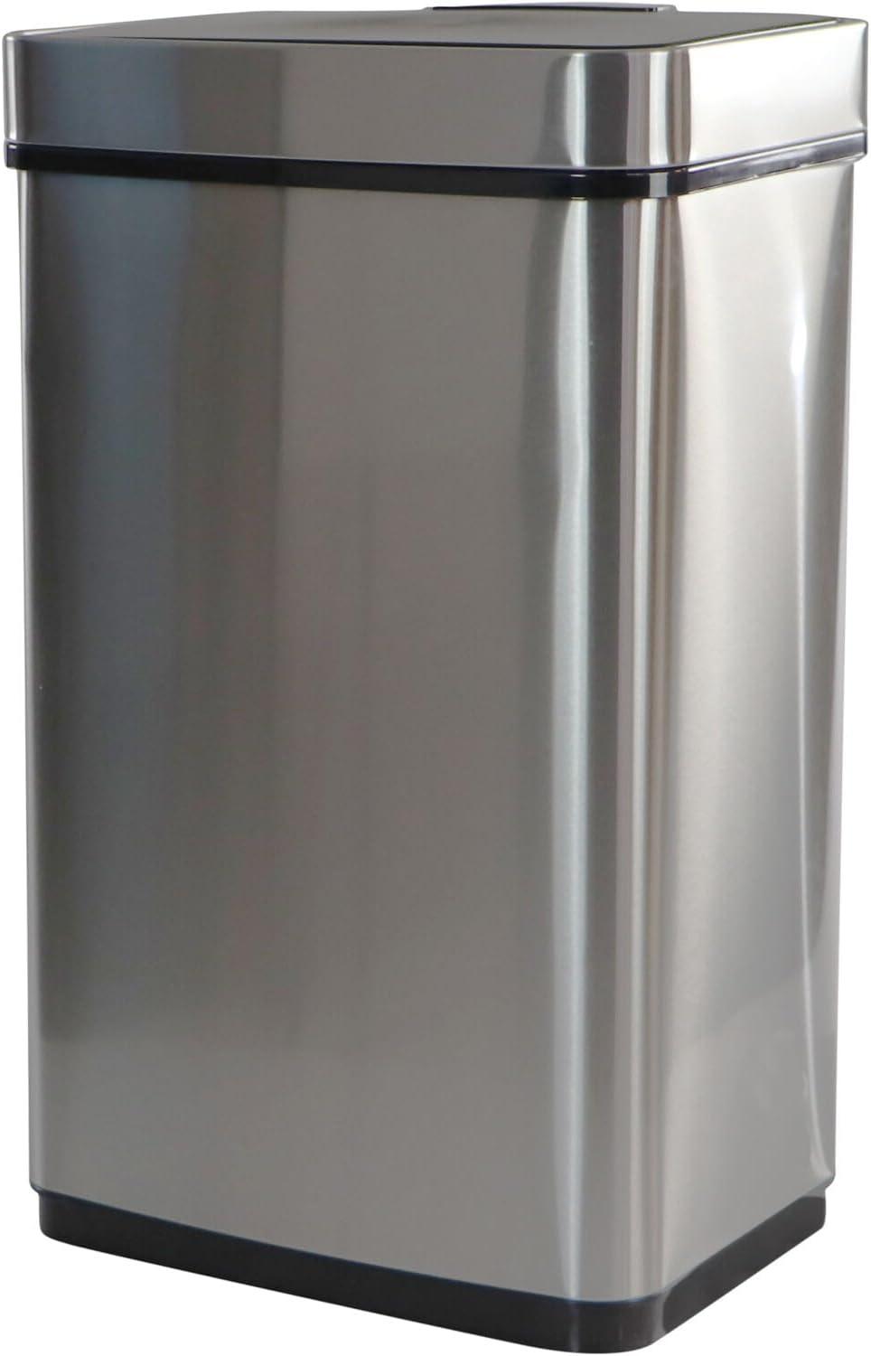 Hanover Plastic Motion Sensor Kitchen Trash Can - 16 Gallons