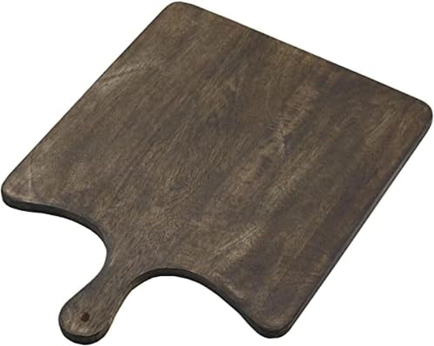 Fitz and Floyd Fitz and Floyd Austin Craft Maryn Mango Wood Paddle Cheese Charcuterie Serving Board, 18-Inch