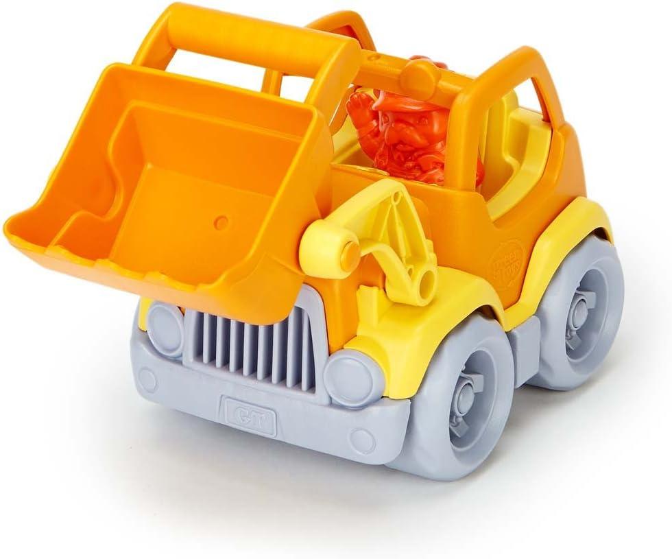 Green Toys Scooper Construction Truck, Toddler Play Vehicle Toy