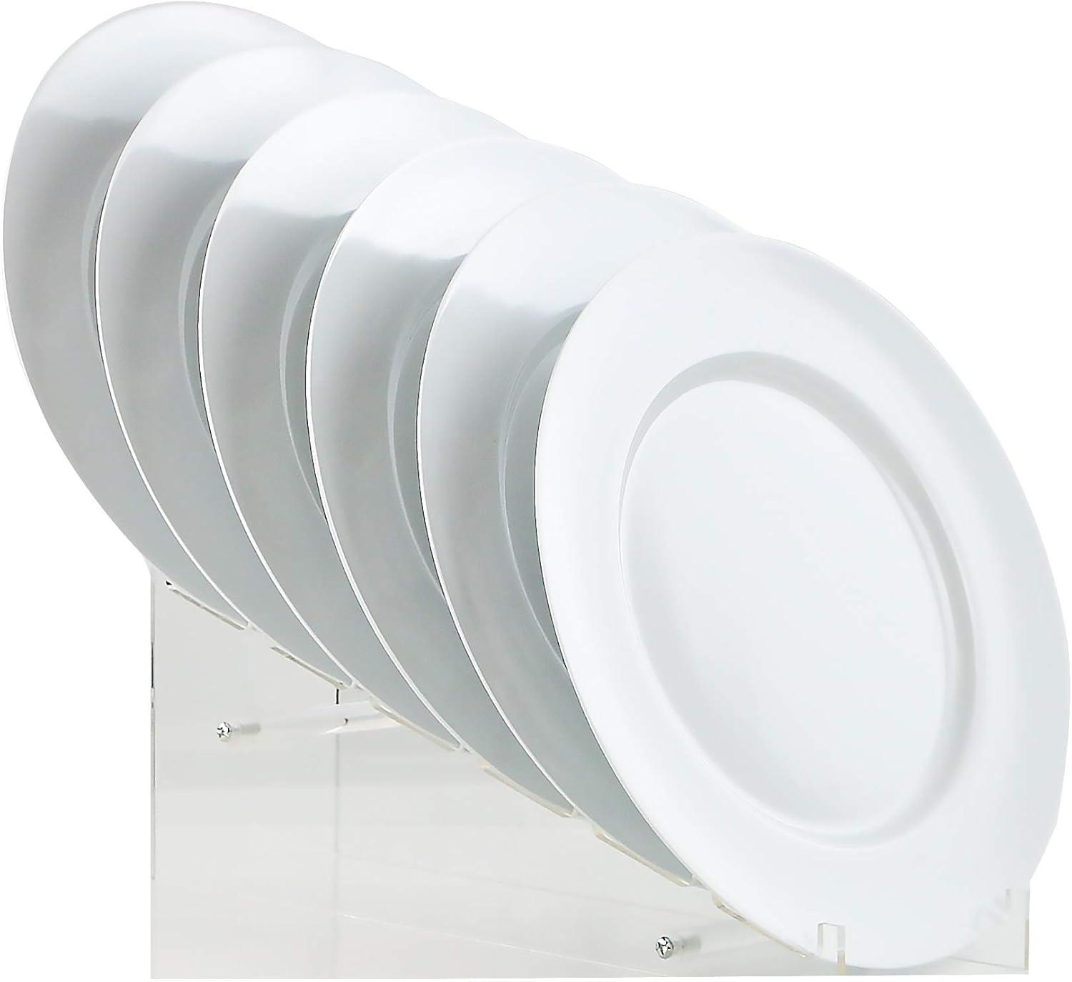 Calypso Basics, 6pc Melamine Dinner Plate Set, White