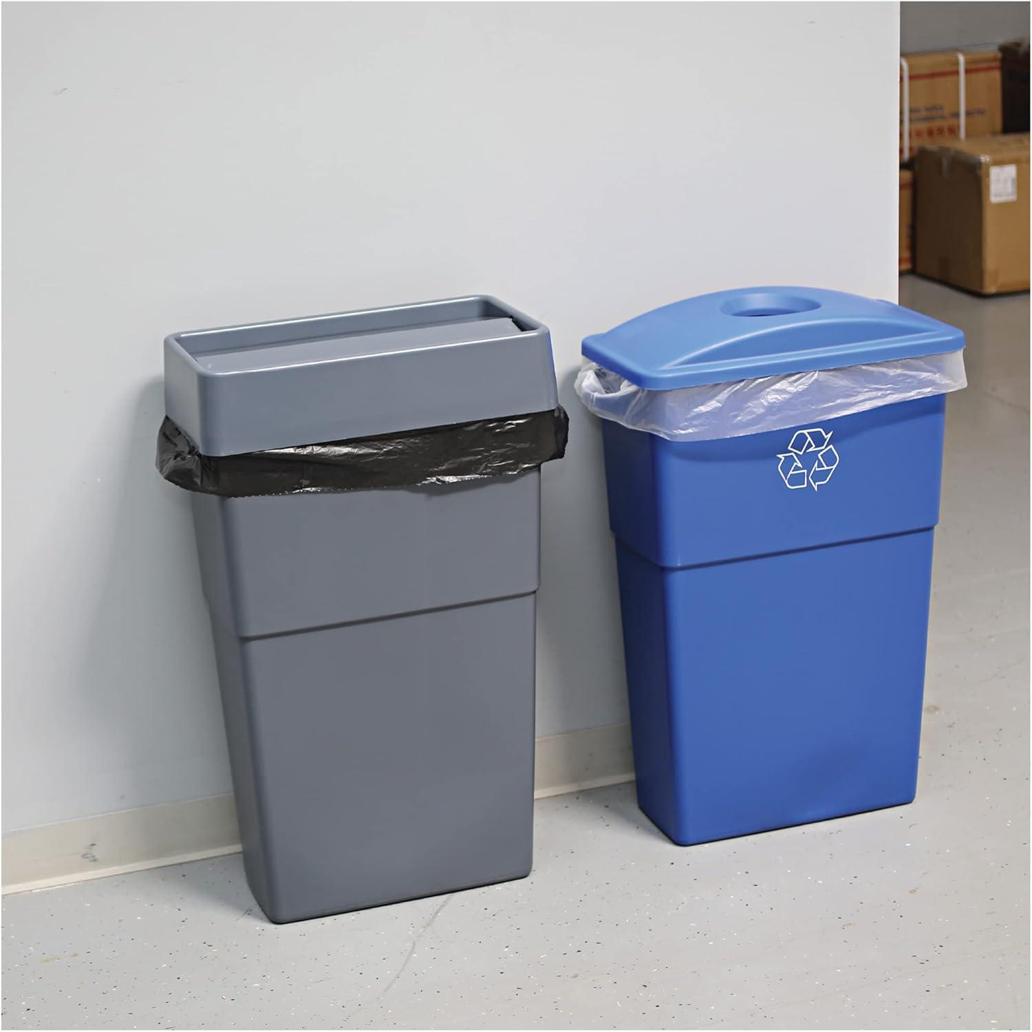 Genuine Joe Plastic Open Recycling Bin - 23 Gallons