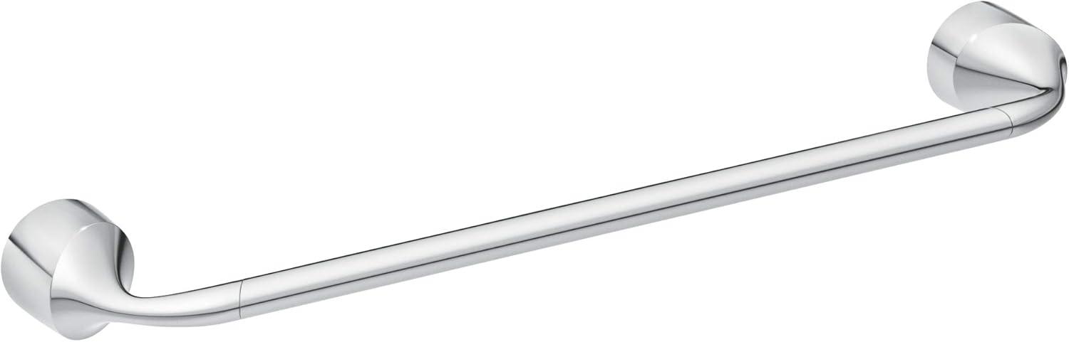 Idora 24-Inch Chrome Wall Mounted Towel Bar