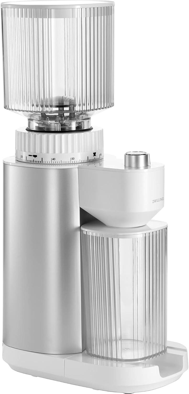ZWILLING J.A. Henckels ZWILLING Enfinigy Burr Coffee Grinder Electric, 140 Coffee Grinding Options from Espresso to Drip Coffee
