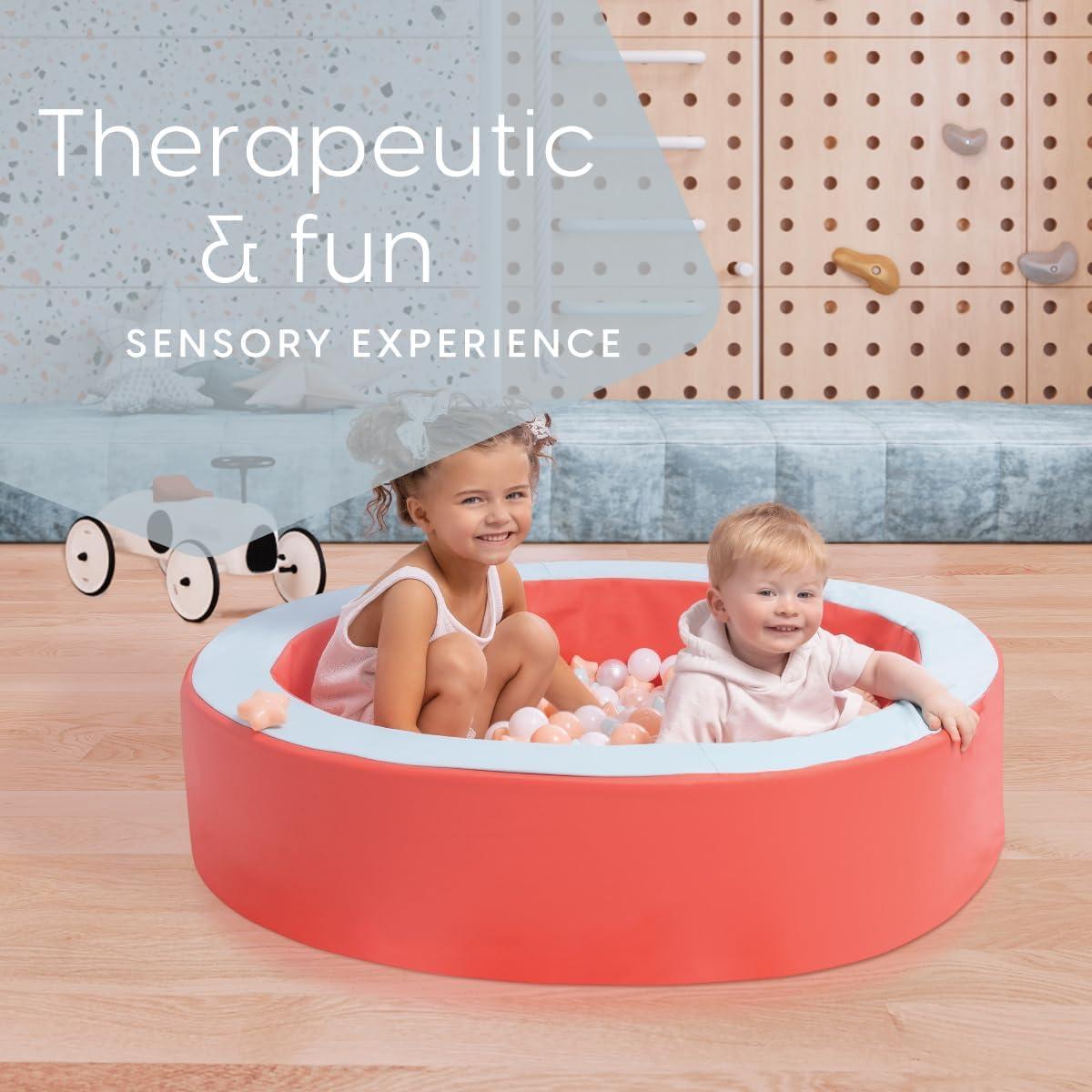 Milliard 44" Ball Pit for Toddlers and Baby, Red and Blue