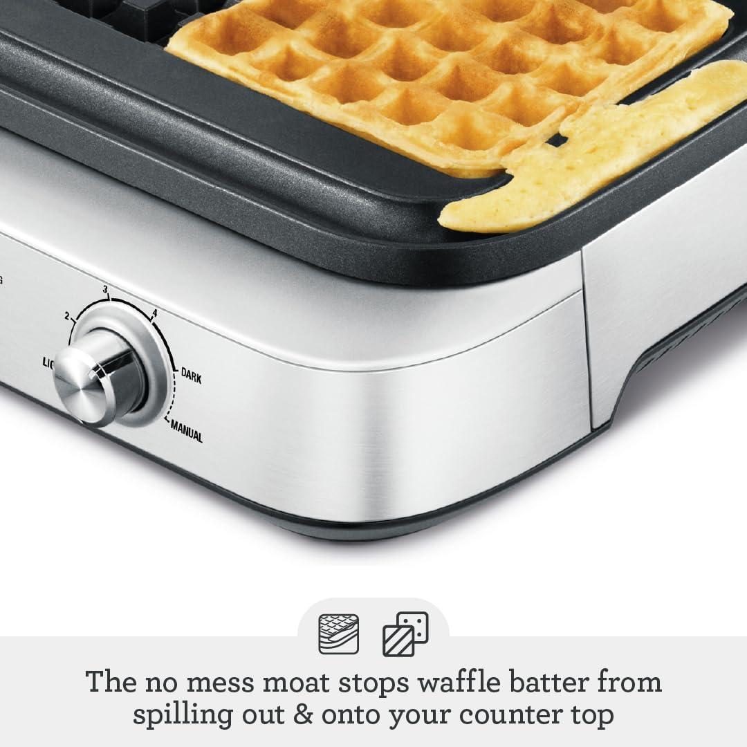 Belgian Style Non-Stick 4-Slice Smart Waffle Maker