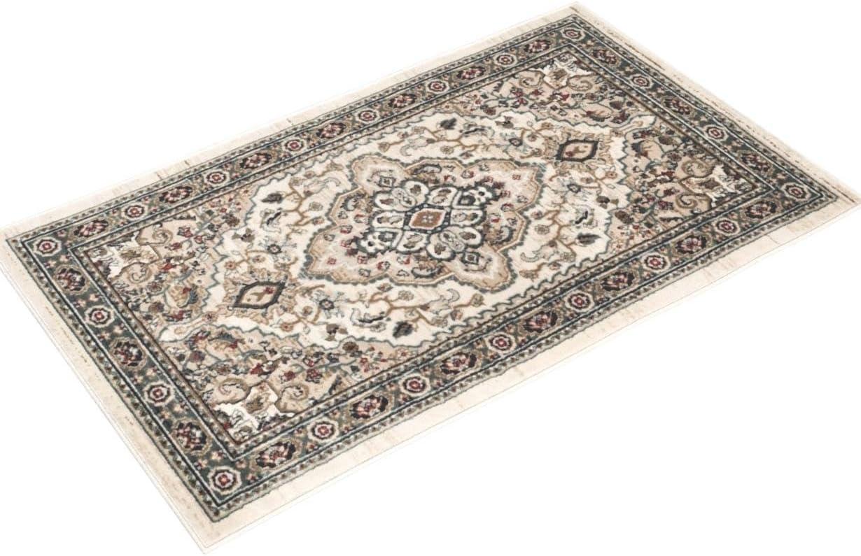 Lyndhurst LNH338 Power Loomed Accent Rug - Cream/Beige - 3'3"x5'3" - Safavieh.