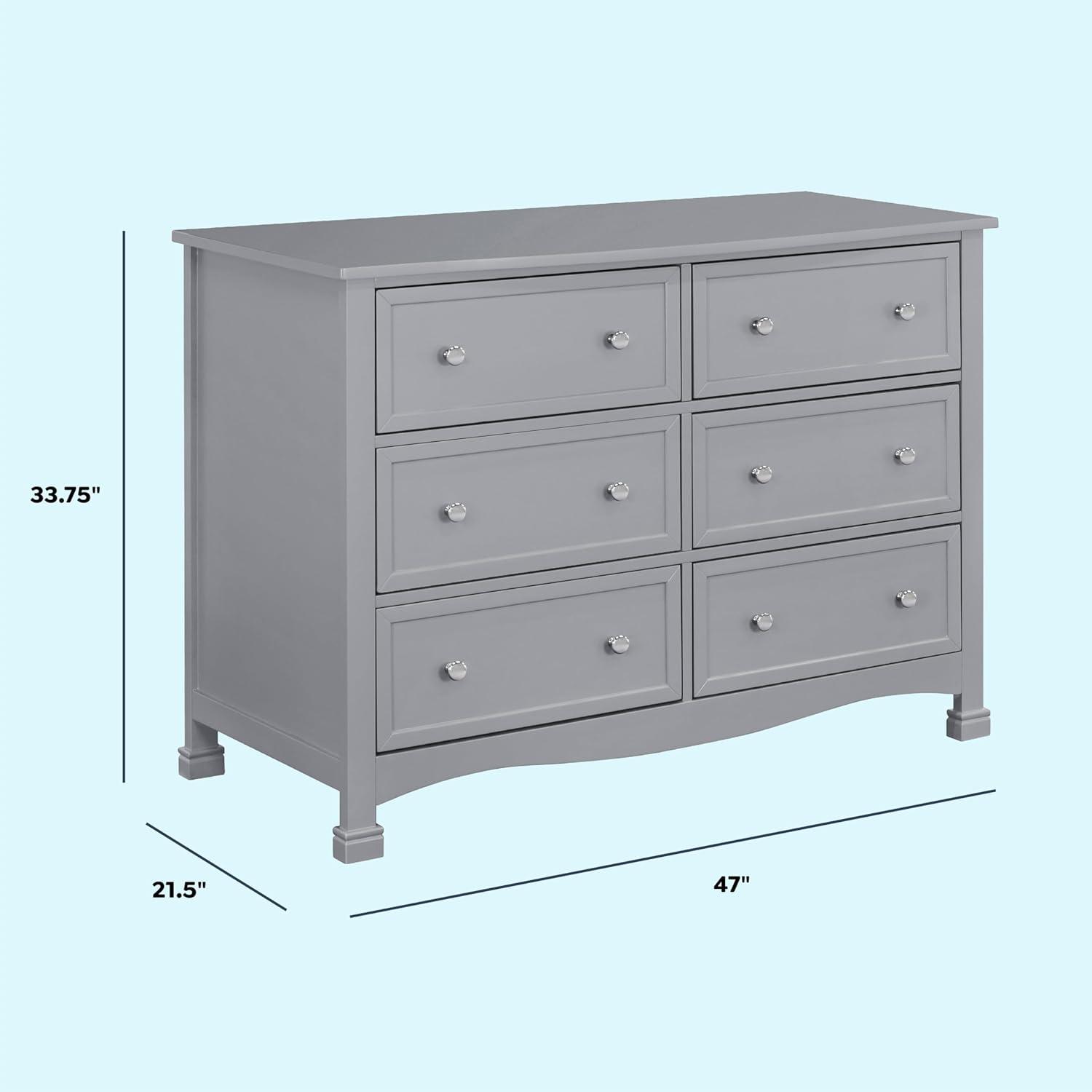 daVinci Kalani 6 Drawer 47" W Double Dresser