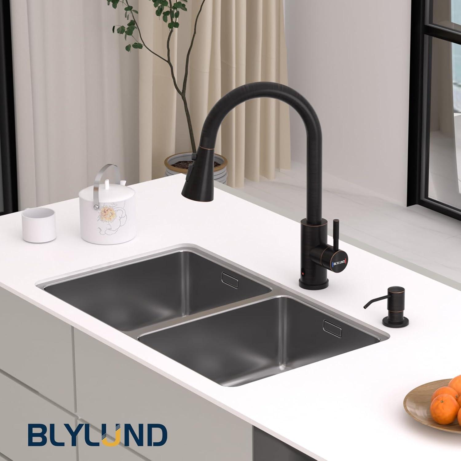 ARCORA ARCORA Stainless Steel  Single Handle Pull-Down Sprayer Kitchen Faucet Set with Touchless Sensor AR7100301RB-DC