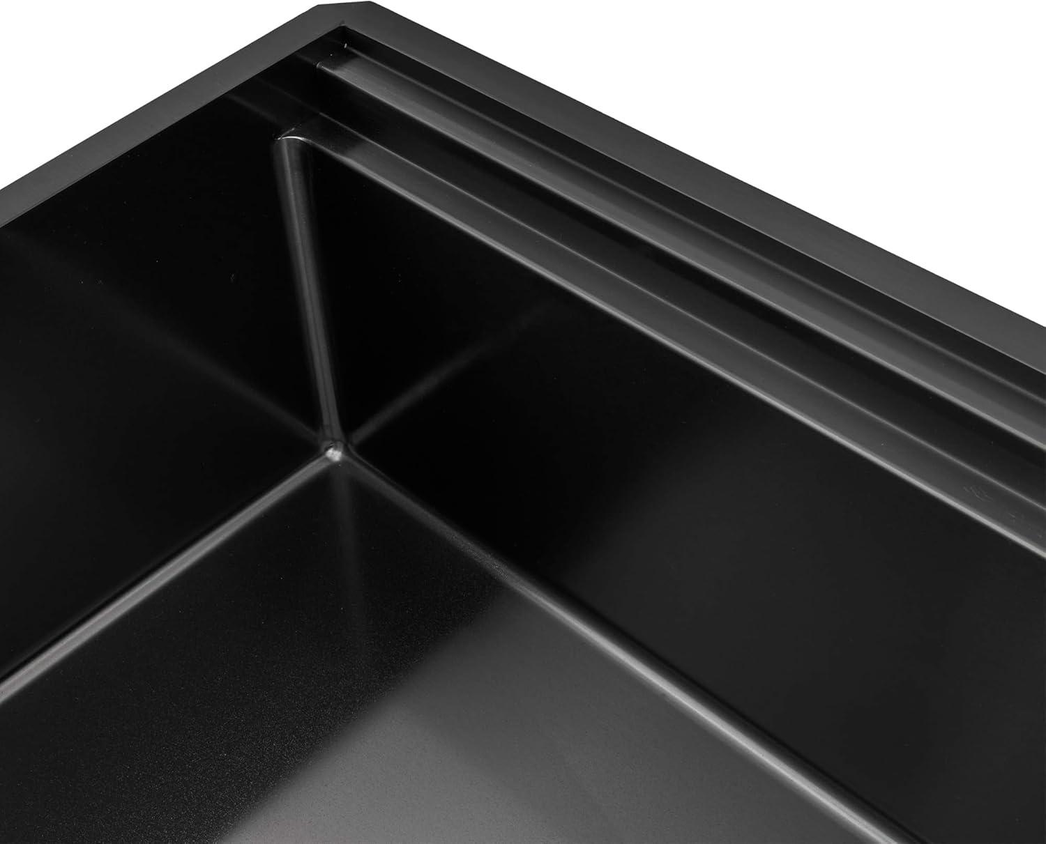 Ruvati 20 x 14 inch Semi-Recessed Drop-in Topmount Rectangular Bathroom Sink