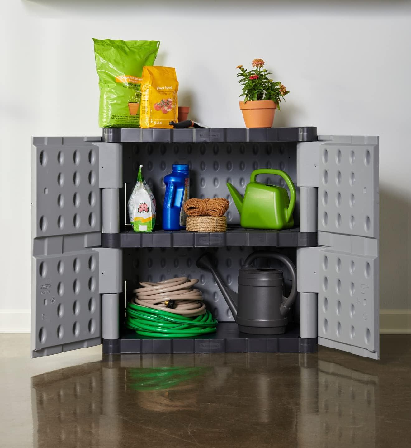37" H x 36" W x 18" D 2 Door Storage Cabinet