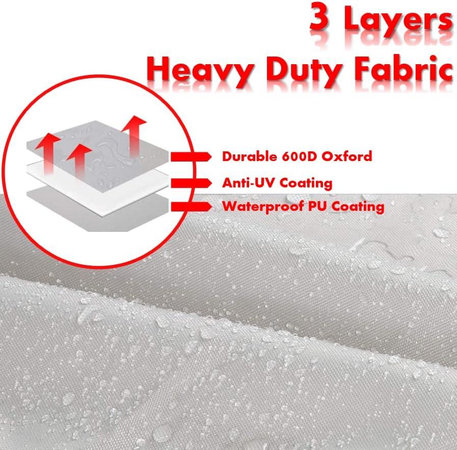 Air Conditioner Cover, Outdoor Mini Split Cover for Air Conditioner Outside Unit, Can be Used in Air Conditioner Operation, AC Protector for All Seasons, 33"L x 13"W x 25"H for 9000-24000 BTU