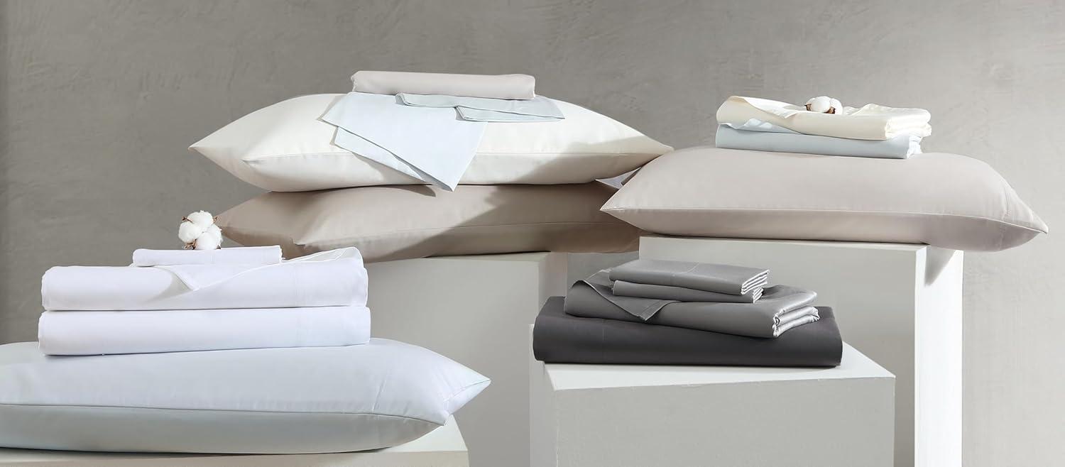 Vera Wang Vera Wang T800 Sateen Solid CVC Sheet Set