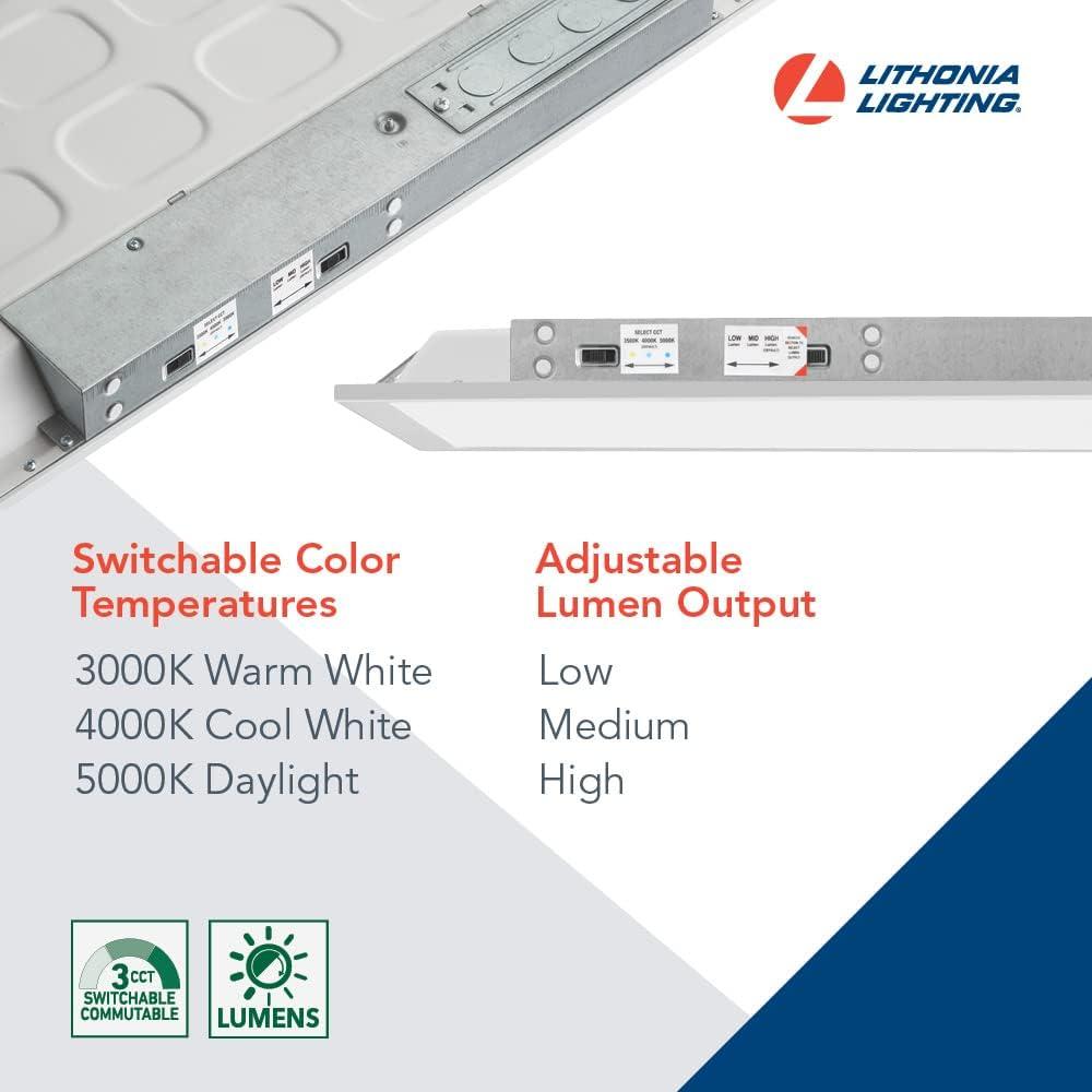 Lithonia Lighting 2628H6 2 x 4 ft. CPX ALO8 SWW7 M2 LED Panel