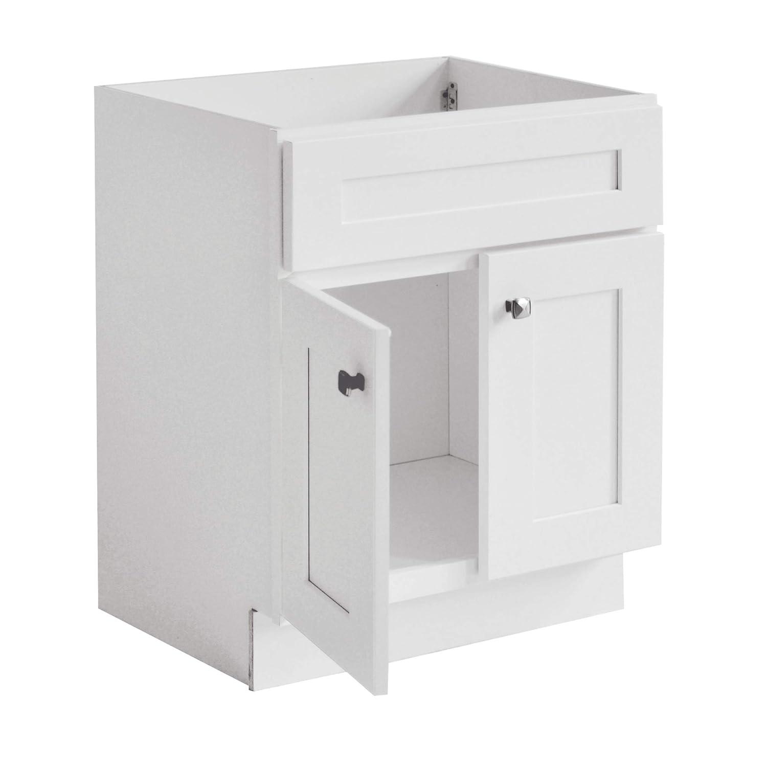 Design House Brookings 30 Inch Bathroom Vanity, Ready to Assemble, Solid Wood, Sherwin Williams – Design House, 587089