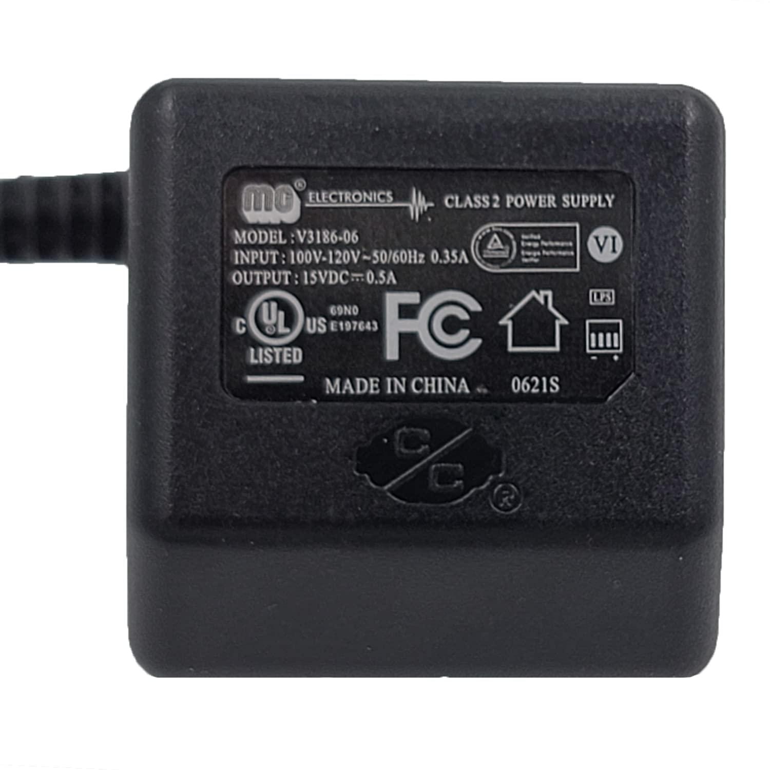 American Water Solutions Clack Part V3186-06 - Power Cord with 15V DC Transformer