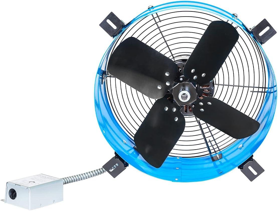 Maxx Air Professional Grade Gable Mount | Power Attic Ventilator, 2.6-Amp 60-Hz Motor and 14-Inch Blade | Quiet Home Attic Fan 1300 CFM | 1,850 SQ. FT. (Red)