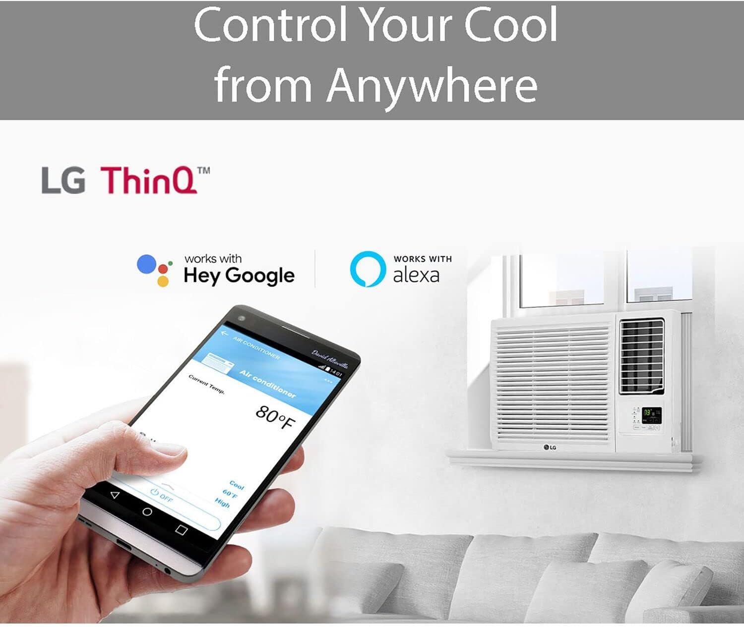 LG LG 12000 BTU Wi-Fi Connected Window Air Conditioner for