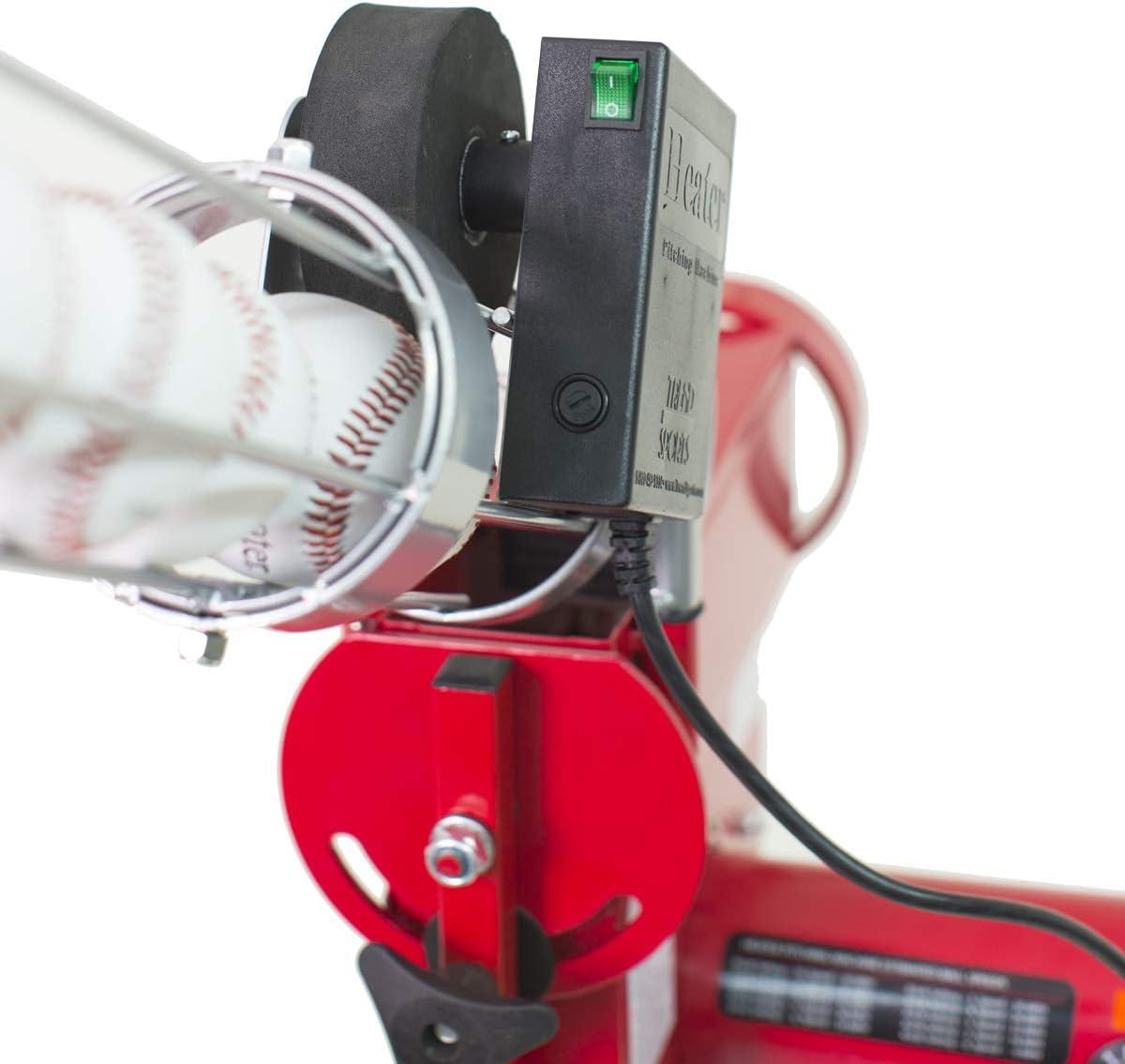 Heater Pro Curve Pitching Machine with BONUS Ball Feeder
