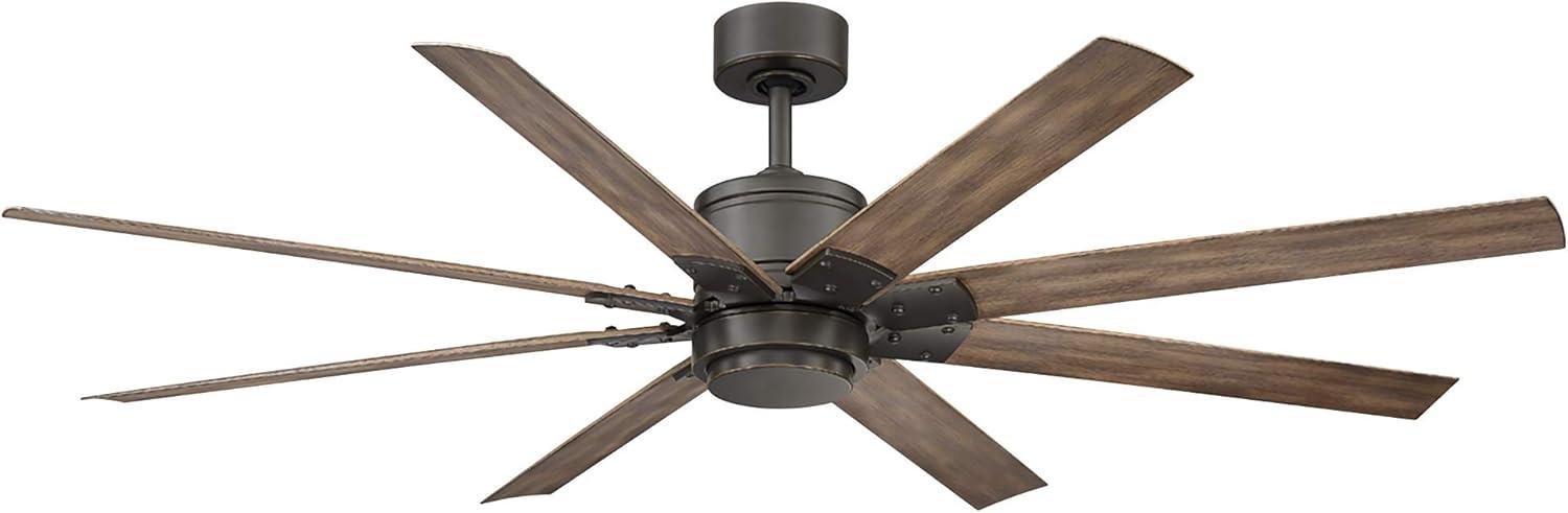 Modern Forms Renegade 8 - Blade Outdoor / Indoor Smart Ceiling Fan with Remote Control and LED Light Kit Included