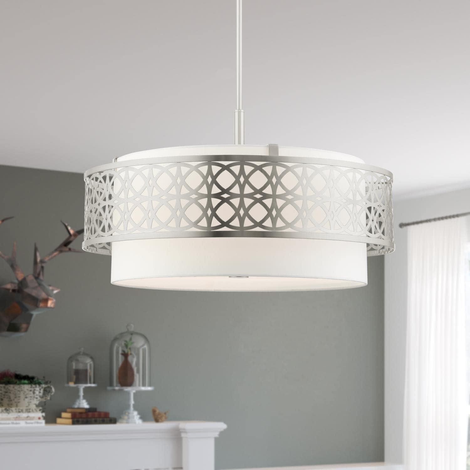 Livex Lighting Calinda 5 - Light Pendant in  Brushed Nickel