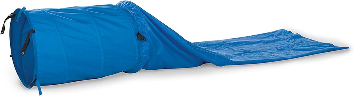 Blue 3-Foot Dog Agility Tunnel with 8-Foot Chute