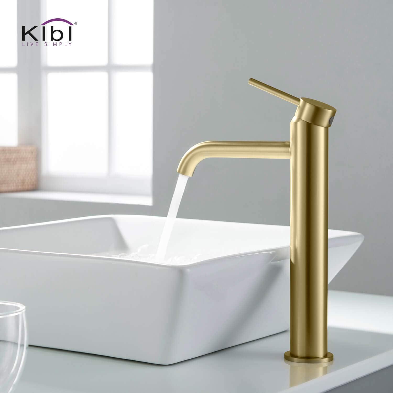 Circular Vessel Sink Faucet Single-handle Bathroom Faucet