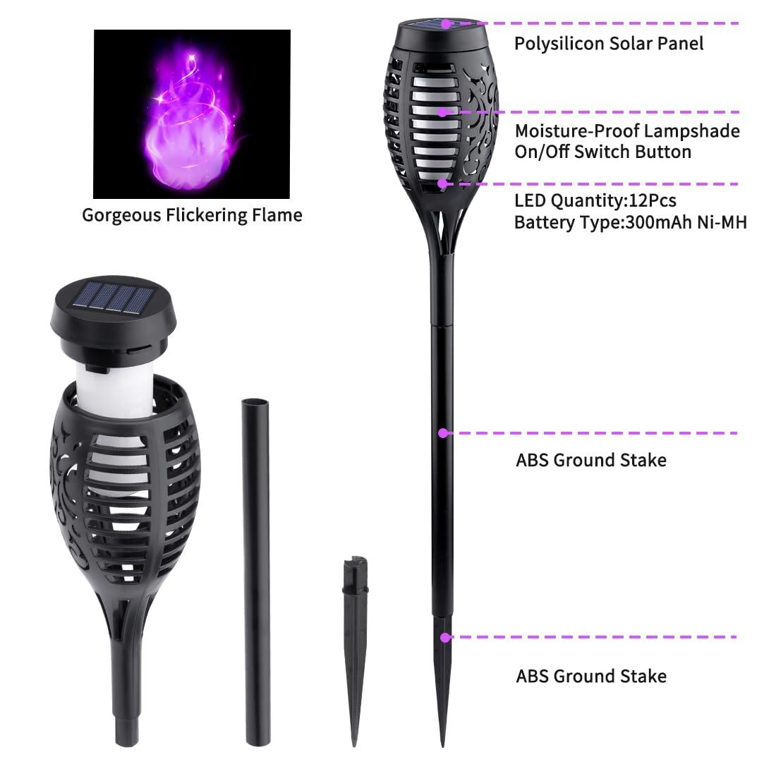 The Holiday Aisle® 8 Pack Halloween Decorations Outdoor, Halloween Solar Lights for Halloween Decor