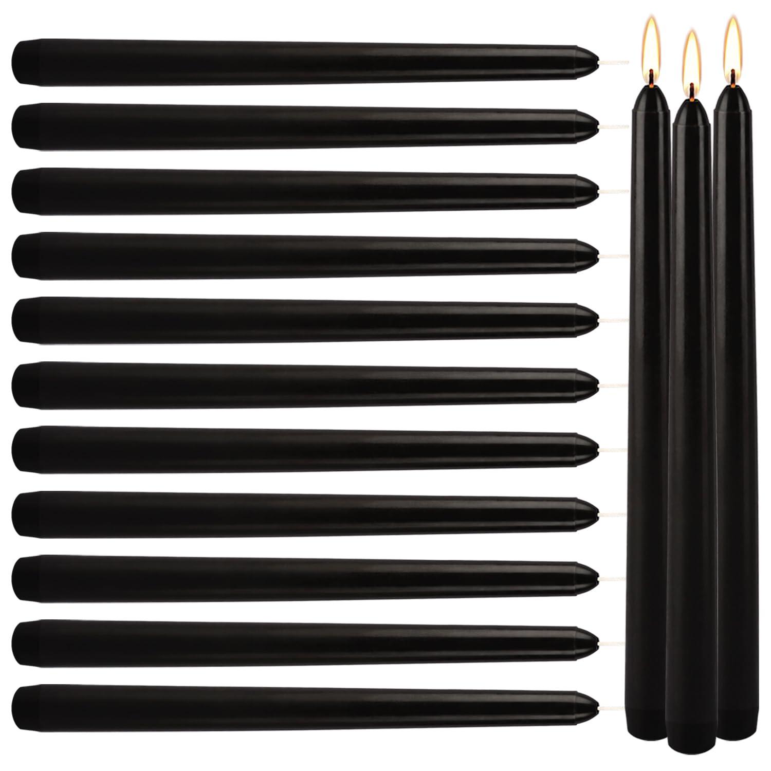 Wovilon Kitchen Utensils Set, Kitchen Gadgets S 2022 10 Inch Taper Candles Set Of 14 Dripless Taper Candles And Unscented Candlestick