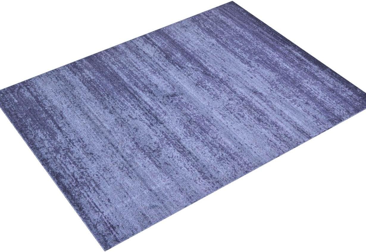 Angelica Navy Blue Transitional 9' x 12' Synthetic Area Rug