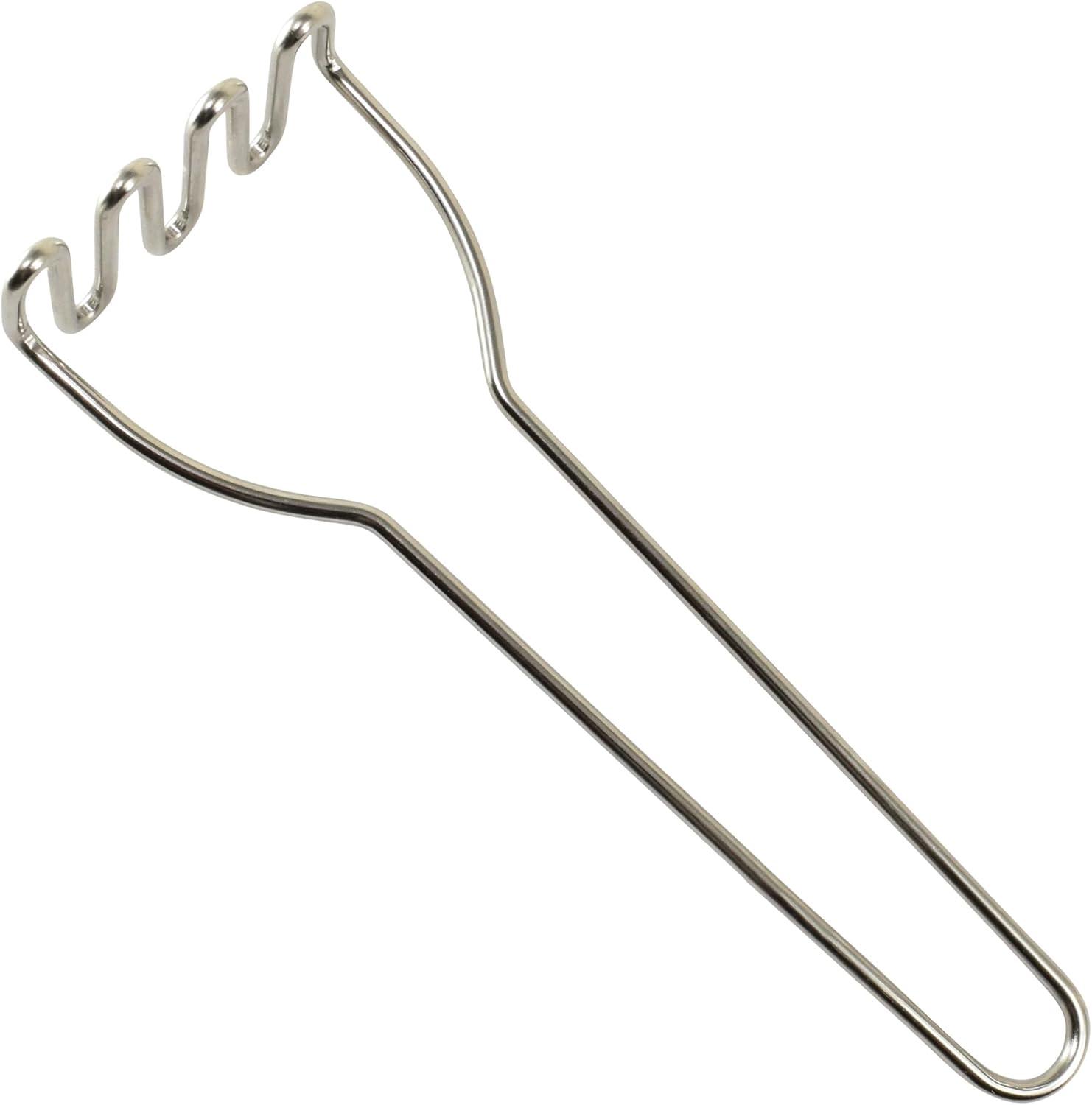 R & M International Potato Mini Masher, Carded, One Size, Silver